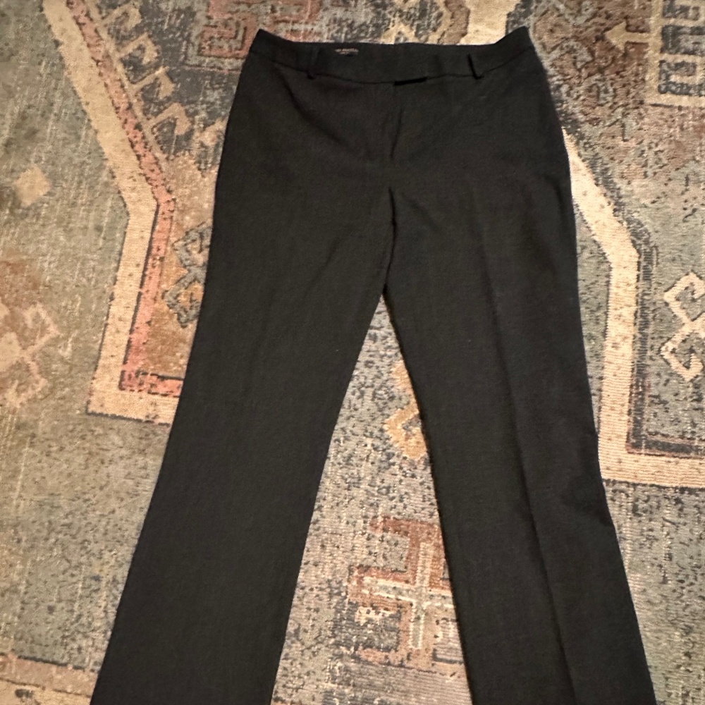 BROOKS BROTHERS 346 Lucia Fit Pants Women 6 Gray Office Career Slacks